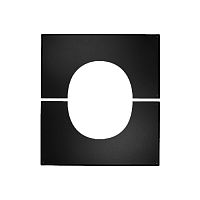 Декоративная пластина 35-45° Стандарт, Permeter, 25 мм, D150, черный, Schiedel